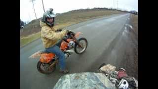 Raptor 660 vs KTM 300 GoPro HD [upl. by Ihtraa]