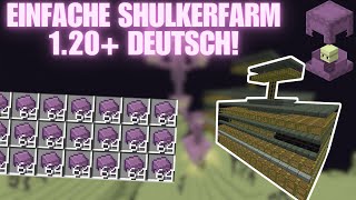 🔥1400 Shulker Shells Pro Stunde Einfache ShulkerFarm bauen Tutorial ✨ Minecraft 120 ✨TUTORIAL [upl. by Laroc]