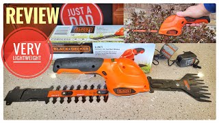 Black  Decker Cordless Shrub  Hedge Trimmer GSL35 Review [upl. by Purse]