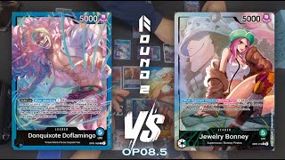 OP085 Doffy vs Bonney KAOS Locals Round 2 One Piece TCG POV [upl. by Tiat120]