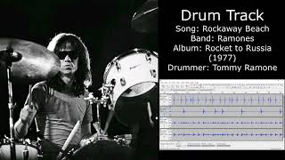 Rockaway Beach Ramones • Drum Track [upl. by Ayian402]