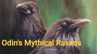 Odins Mythical Ravens Huginn and Muninn  Norse Mythology Explained [upl. by Reg]