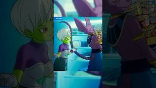 Beerus Relentless Cheelai Pursuit😅 youtubeshorts dragonball beerus cheelai broly whis goku [upl. by Arammat996]