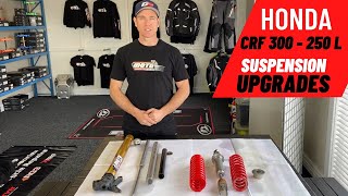 Honda CRF 300250 Rally Suspension Upgrade [upl. by Lamak]