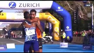 Deresa Geleta wins Seville marathon 2024 [upl. by Attaynik238]