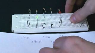 Choosing resistor values for LEDs [upl. by Iffar]