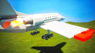 Lego Airplane Crashes 4  Brick Rigs [upl. by Medarda626]