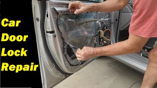 Car Door Lock Actuator RepairReplacement8  Complete Instructions  Toyota Lexus amp Others [upl. by Ofloda448]