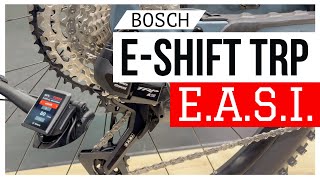 Smart System  Bosch TRP Automatik Schaltung EASI zur EUROBIKE vorgestellt [upl. by Animahs]