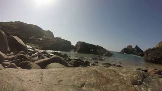 Waves at Kynance Cove Cornwall [upl. by Vocaay]