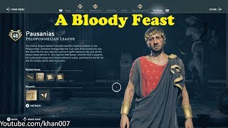 Assassins Creed Odyssey  A Bloody Feast Cultist KillingPausanias [upl. by Aniretac]