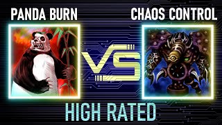 Panda burn vs Chaos control  High Rated  Goat Format  Dueling Book [upl. by Bank]