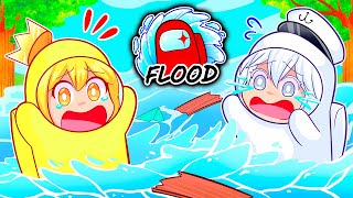 Among Us Flood Escape Mod [upl. by Nwahsud]