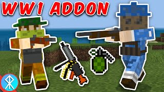 WORLD WAR 1 ADDON BedrockMCPEXbox Minecraft [upl. by Anthea]