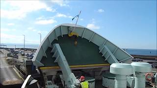 MV Isle of Arran Departing Ardrossan [upl. by Iveksarap731]