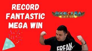 RECORD Book of Ra Magic  MEGA WIN [upl. by Aibun]