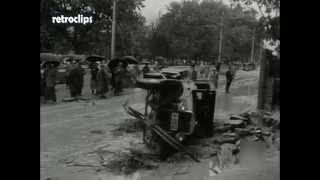 1957 Inundaciones de Valencia  Río Turia  Riada de Valencia  Nazareth  Primeras ayudas [upl. by Fougere]