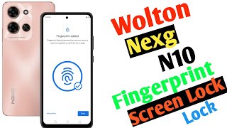 How To Wolton Nexg N10 Fingerprint Screen Lock SettingWolton Nexg N10 Fingerprint Screen Lock [upl. by Bobseine8]