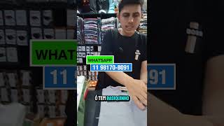 Fonte das camisas com elastano WhatsApp do fornecedor no vídeo rendaextra atacado brás moda [upl. by Ferro]