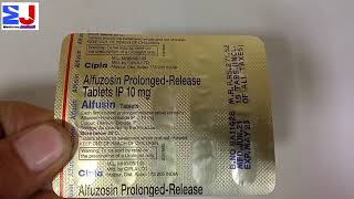 Alfusin Tablet  Alfuzosin Hydrochloride 10mg tablet  Alfusin tablet use side effects review Hindi [upl. by Swain]