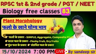 फलो के खाने योग्य भाग Edible part of Fruit  RPSC 1st grade  RPSC 2nd grade  PGT [upl. by Airotal846]