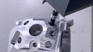 HELLER CP 6000  5axis machining of a microscope housing [upl. by Mailiw]