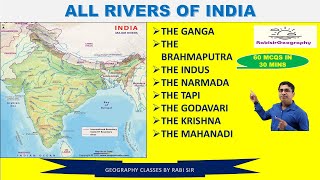 RI ICDS amp ALL ODISHA EXAMS II 60MCQS IN 30 MINS II ALL RIVERS OF INDIA RabisirGeography [upl. by Aivin]