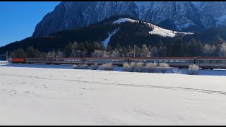 Vorbeifahrt des IC 1018 in Bad Mitterndorf  nähe KulmSkiflugschanze [upl. by Kiersten]