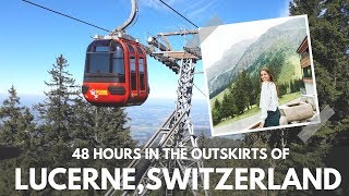 48 HOURS in the outskirts of LUCERNE SWITZERLAND  Mt Pilatus amp Küssnacht [upl. by Ashford541]