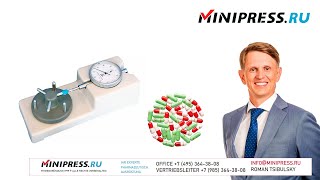 Labortabletten oder Kapseldickenanalysator HD02 Minipressru [upl. by Cutlor]