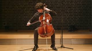 Bach Cello Suite No3 Prelude Michiaki Ueno [upl. by Eldoria]