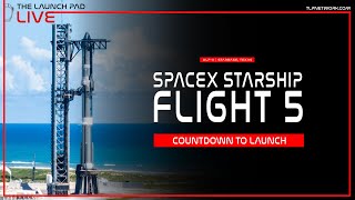 LIVE SpaceX Starship Flight 5 Countdown [upl. by Nishi]