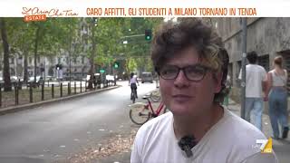 Caro affitti gli studenti a Milano tornano in tenda [upl. by Glenn]