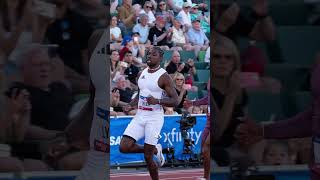 Noah Lyles breezing through 100m US Olympic Trials paris2024 athletics track [upl. by Candida437]