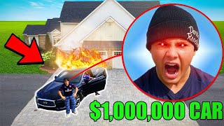 DRONE CATCHES EVIL DORITO’S REACTION IN REAL LIFE I STOLE HIS 1000000 CAR [upl. by Suivatnod]