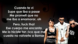 Maria Becerra Trueno Big One  Cuando Te Vi  CROSSOVER 5 LetraLyrics [upl. by Aneala]