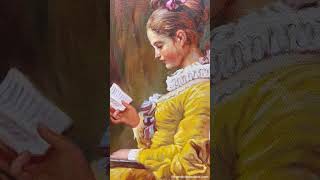 The Reader Oil Painting Reproduction  JeanHonore Fragonard [upl. by Harmaning994]