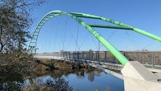 Waikato River Cycle Ride from Hamilton to Ngaruawahia  Te Awa River Trail [upl. by Gnilsia]