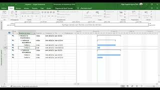 Agregar Tareas en Ms Project [upl. by Palmer]