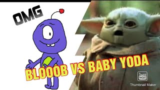 BABY YODA VS BLOOOB quotITS THEquot CHALLENGE  JustinTalksPuppets [upl. by Carleton]