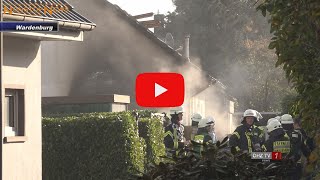 Großeinsatz bei Brand in Einfamilienhaus [upl. by Richmal]