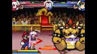 Reisen amp Super Mario vs Arima Miyako amp Bowser MUGEN Battle [upl. by Kingsly]