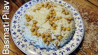 Nohutlu BasmatiPirinç Pilavı  Basmati Pilaw with Chickpeas [upl. by Atirehc]