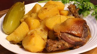 ПЕЧЕНЯ з КАЧКИ Сімейний РЕЦЕПТ від моєї МАТУСІ 🦆 Roast duck A family recipe from my mom жаркое [upl. by Haidebez]