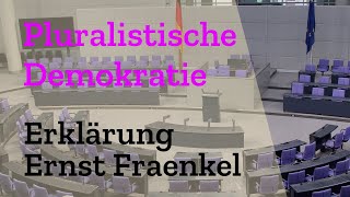 Die pluralistische Theorie der Demokratie nach Ernst Fraenkel Aufgaben der Politik  Macht  Abi [upl. by Rogovy]