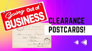 Antique Store Closing Postcard Haul [upl. by Deloria]