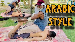 quotAuthentic Arabic Leg amp Back Oil Massage  Ultimate Relaxation TechniquesquotASMR BY ARABIC BABA KALU [upl. by Huxley]