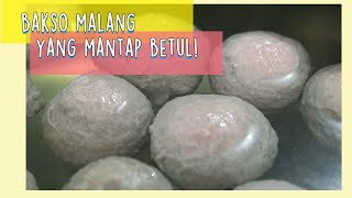 SERI BAKSO BAKWAN MALANG  1 MEMBUAT BAKSO [upl. by Olodort704]