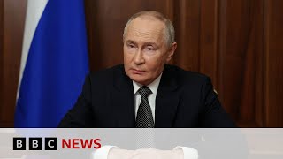 Vladimir Putin warns West as Russia hits Ukraine with new missile  BBC News [upl. by Angell]