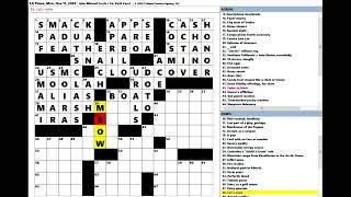 Los Angeles Times LAT Crossword Puzzle 11112024 [upl. by Eresed316]